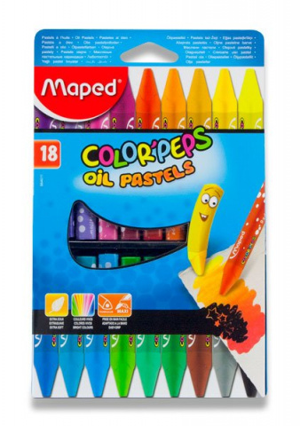 Olejové pastely Maped Color Peps 18ks